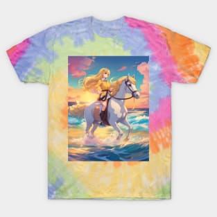 Summer Stars Anime adventure T-Shirt